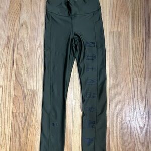 Under Armour Olive Warrior Leggings